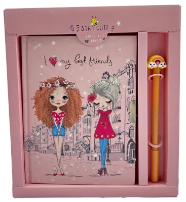UNICK COLOR HATIRA DEFTERİ CITY GIRLS KALEMLİ KİLİTLİ 7975