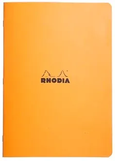 RHODIA DEFTER BASIC DİKİŞLİ A4 80 GR 48 YP KARELİ TURUNCU RD119168