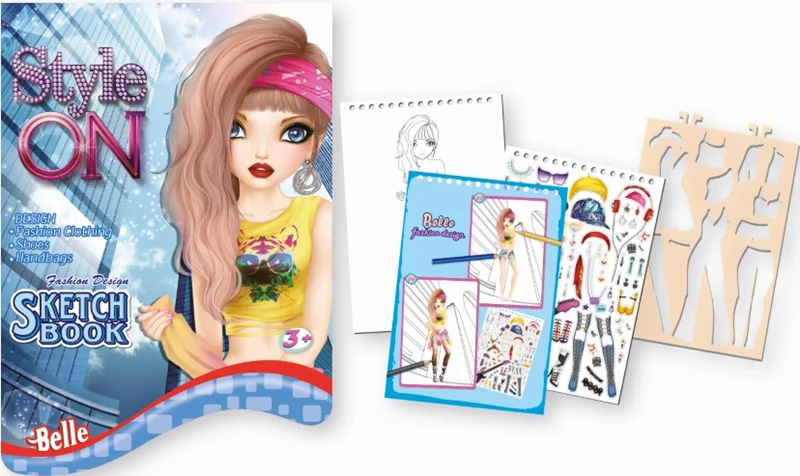 GIPTA STYLE ON STYLE  6 PUZZLE STICKER BOOK 14x20 CM 300 ADET K9006