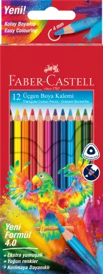 FABER KURU BOYA ÜÇGEN 4.0 MM 12 Lİ 5171000014000