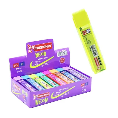 MİKRO MİN M-602 0.5 2B 60 MM NEON 20 Lİ TÜP KM05N