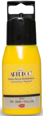 ARTDECO EPOKSİ REÇİNE RENKLENDİRİCİ 60 ML SARI Y-054C-101