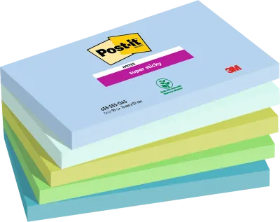 POST-IT YAPIŞKANLI NOT KAĞIDI SS OASIS 76x127 90 YP 6 LI PAKET 6555SSOA 550600511500