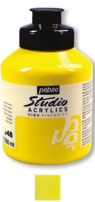PEBEO AKRİLİK BOYA STUDIO 500 ML 171*12 LIGHT LEMON YELLOW