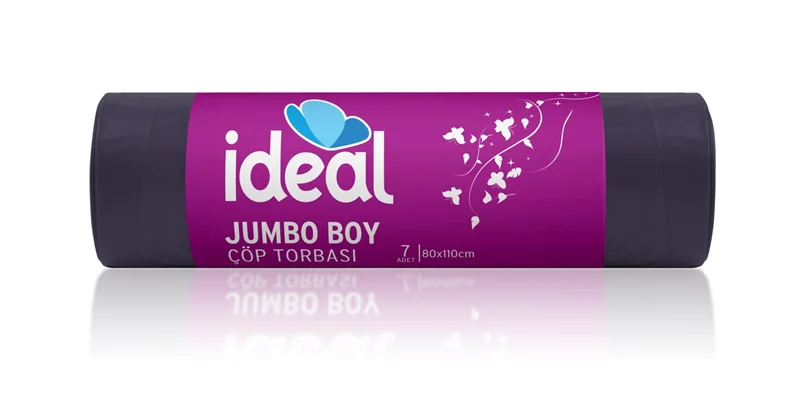 KOROPLAST İDEAL ÇÖP TORBASI JUMBO 80x110 7 Lİ ST01500487 - ST01500558