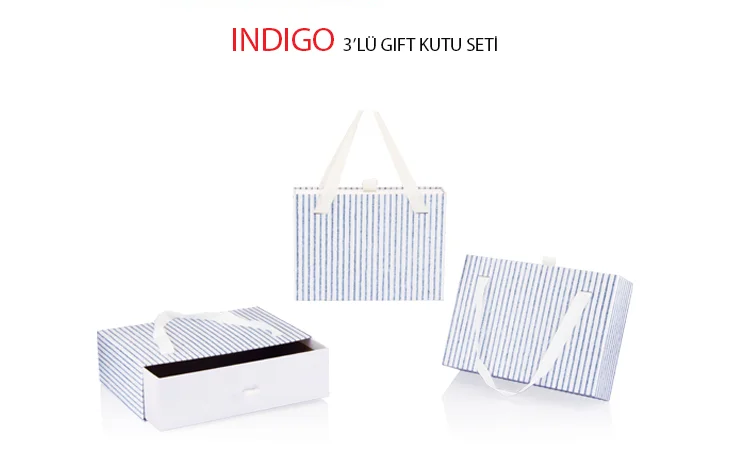 GIPTA KUTU SETİ 3 LÜ GIFT INDIGO BX28370