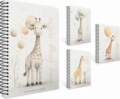 GIPTA DEFTER LONG BOOK 16x16 SPİRALLİ PRESSBOARD KAPAK 80 YP ÇİZGİLİ 7645
