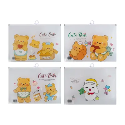 UNICK COLOR CUTE BEAR A4 KİLİTLİ DOSYA 9672