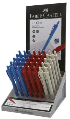 FABER VERSATİL KALEM  TRI CLICK SOFT T RETRO 0,7&amp;AMP 0,5 STAND 100 LÜ 5084136245000