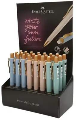 FABER VERSATİL KALEM POLYMATIC GOLD ED. 0.7 STAND 24 LÜ 5084133345000
