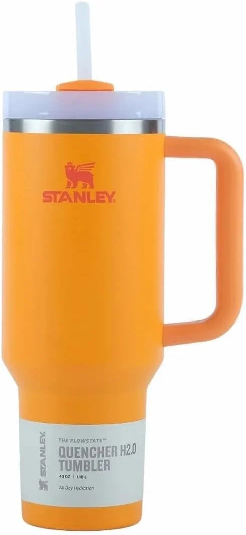 STANLEY TERMOS BARDAK PİPETLİ QUENCHER H2.O FLOWSTATE BARDAK 1.18LT ALTIN SARISI MERCAN 10-13230-065