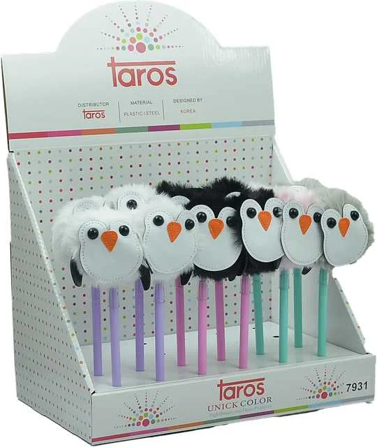 UNICK COLOR YUMURTLAYAN KALEM PENGUEN TEPELİ 7931