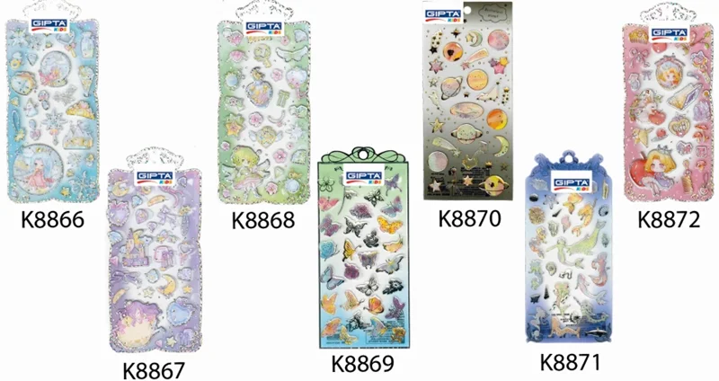 GIPTA STICKER  GILDED 9x20 CM ART 3 4-K886800-5001