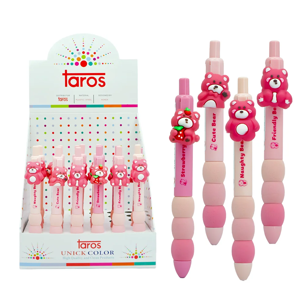 UNICK COLOR CUTE PİNK BEAR VERSATİL KALEM 9718
