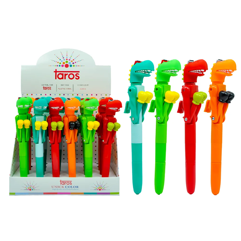UNICK COLOR BOKSÖR DİNO TÜKENMEZ KALEM 9619