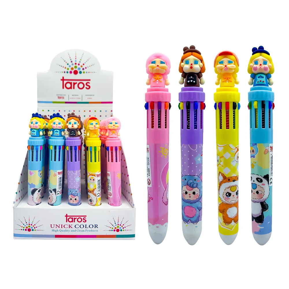 UNICK COLOR AĞLAYAN BEBEK10 RENK TÜKENMEZ KALEM TESTİ 9803