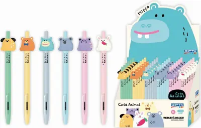 GIPTA VERSATİL KALEM CUTE ANIMAL 0.7 MM 24 LÜ 4-K190700-5001