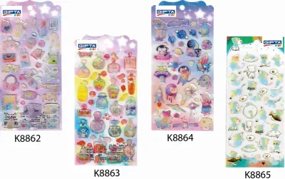 GIPTA STICKER BRIGHT WORLD 9x20 CM ART 5 4-K886300-5001
