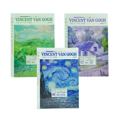 UNICK COLOR VAN GOGH SERT KAPAK B5 ESKİZ DEFTERİ 9770