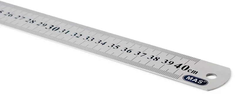 MAS CETVEL 2340 ÇELİK 40 CM