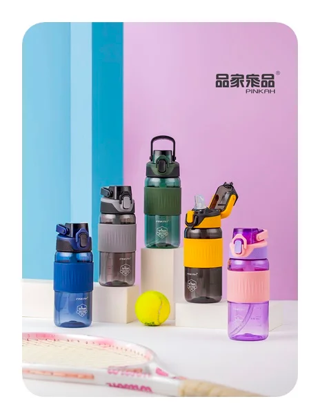 PINKAH MATARA TRITAN 540 ML SİLİKON PİPETLİ SPORTİF PKH-PJ-754