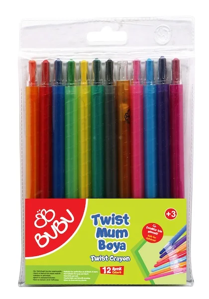 BU-BU MUM BOYA 12 RENK TWIST 00044