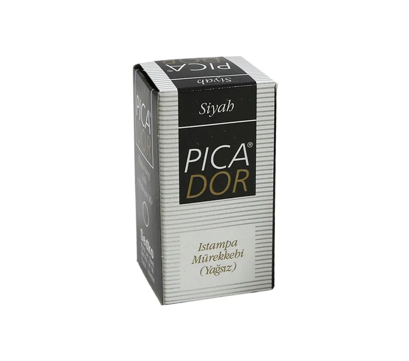 PİCADOR ISTAMPA MÜREKKEBİ SİYAH 30cc KE 001 (Best)