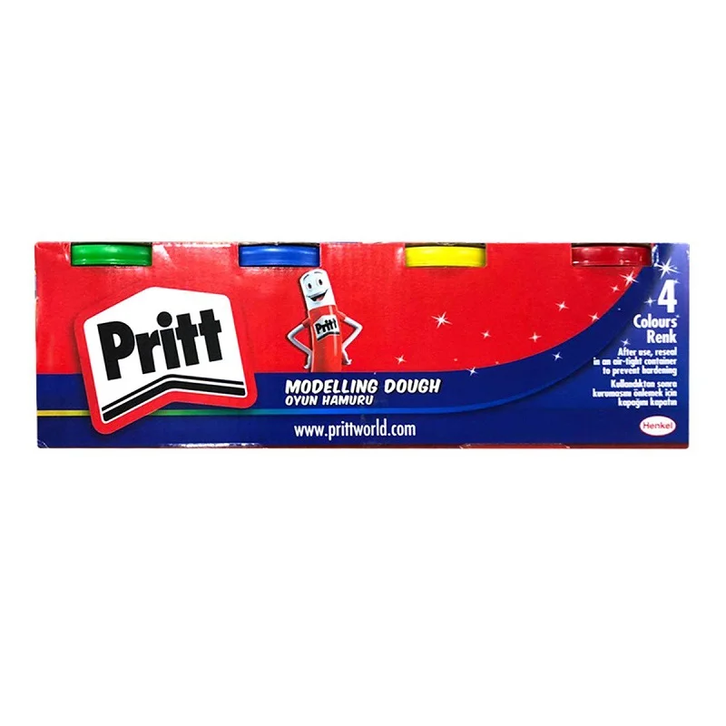 PRİTT OYUN HAMURU 4 RENK 4x100 gr 1831458 (Best)