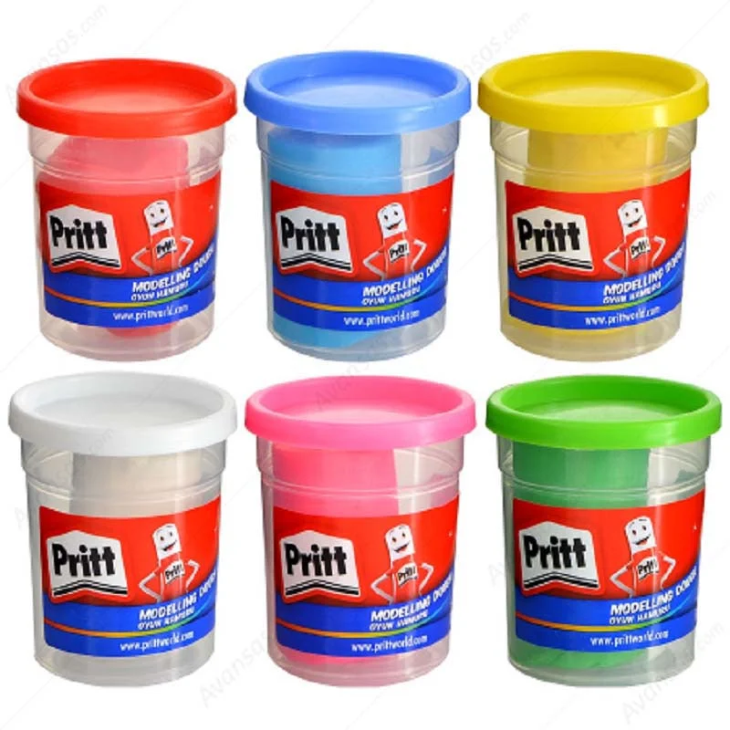 PRİTT OYUN HAMURU 6 RENK 100 GR.1831457 (Best)