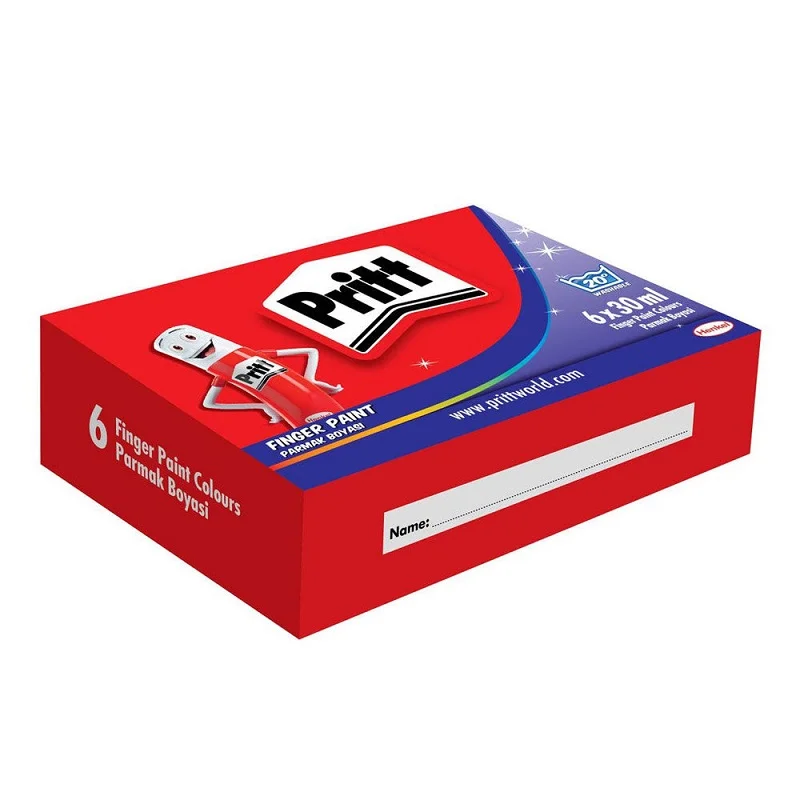 PRİTT PARMAK BOYASI 6 RENK 30 ML. 1221355 (Best)