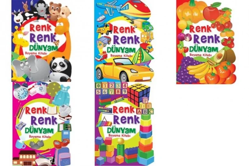 RENK RENK DÜNYAM BOYAMA 1-5 EMA ÇOCUK (Best)