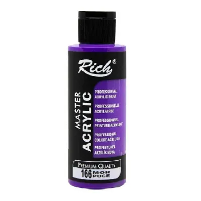 RICH AKRİLİK BOYA 166 MOR 120 cc (Best)
