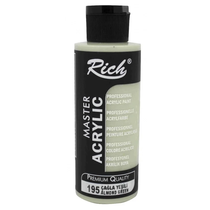 RICH AKRİLİK BOYA 195 ÇAĞLA YEŞİLİ 120 cc (Best)