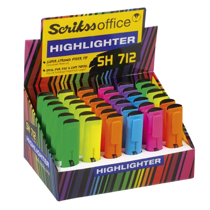 SCRİKSS SH 712 FOSFORLU KALEM 36 LI STN (Best)