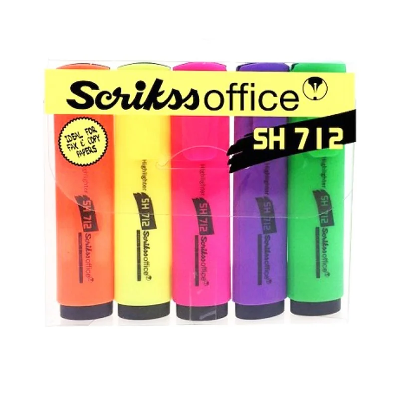 SCRİKSS SH 712 FOSFORLU KALEM 5 Lİ PK (Best)
