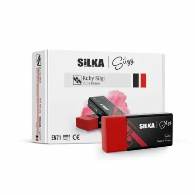 SİLKA RUBY KIRMIZI SİLGİ 24 LÜ KT ART.58 (Best)