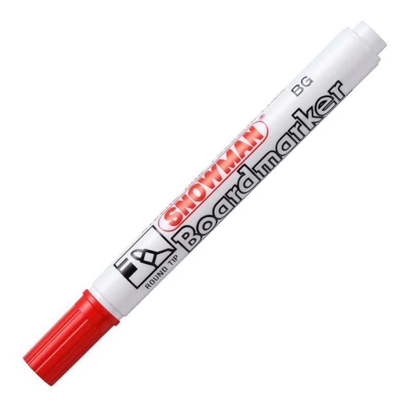 SNOWMAN KIRMIZI TAHTA KALEMİ DOLDURULABİLİR BG-12K (Best)