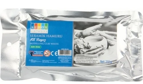 SÜDOR KİL SERAMIK 250 GR BEYAZ KİL251