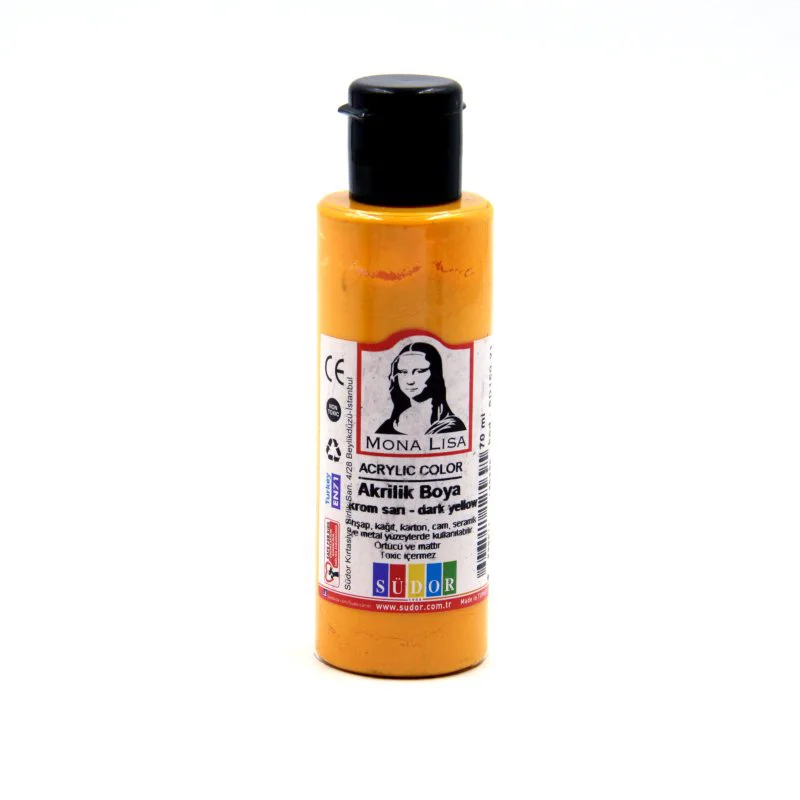 SÜDOR AKRİLİK BOYA 70 ml KADMİYUM SARI SD150-21 (Best)