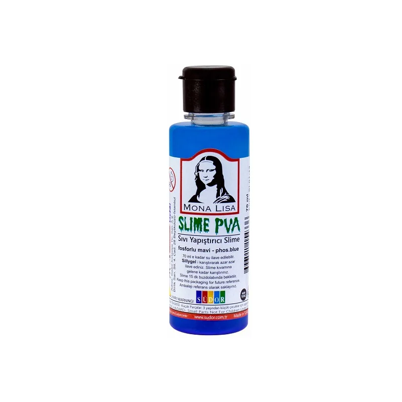 SÜDOR SLIME FOSFORLU MAVİ 70 ml SL01-13 (Best)