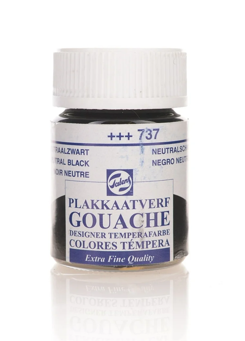 TALENS GUAJ BOYA 16 ml 737 SİYAH (Best)