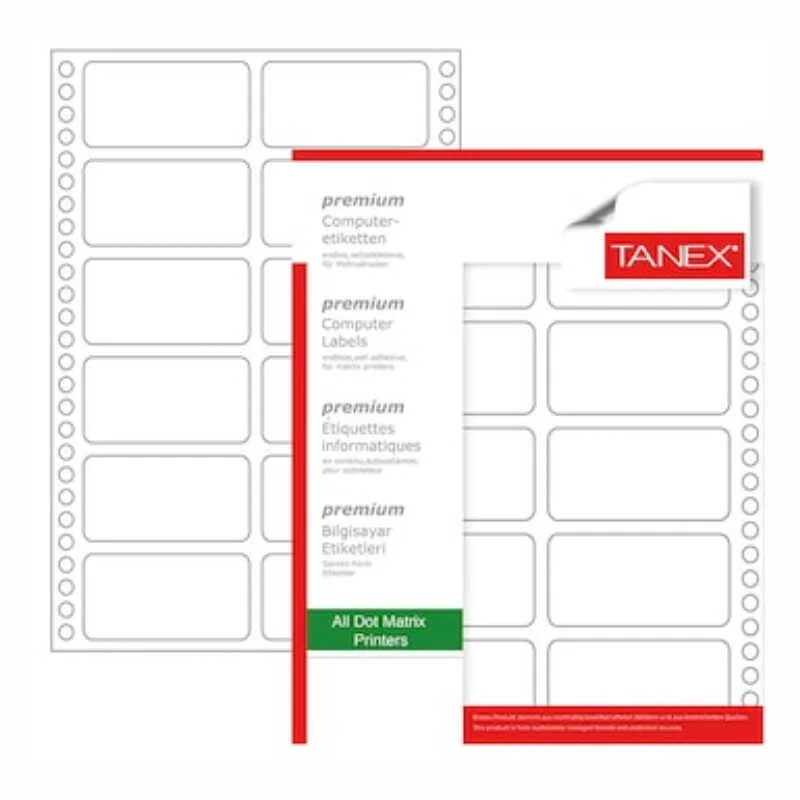 TANEX 35x77 BİLGİSAYAR ETİKETİ 1500 LÜ TN-0018 (Best)
