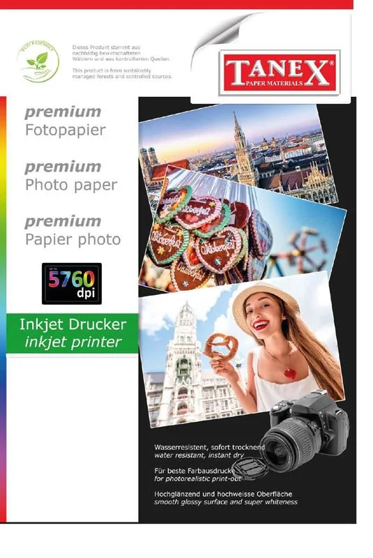 TANEX A4 180 gr. FOTOĞRAF KAĞIDI 25 Lİ (Best)