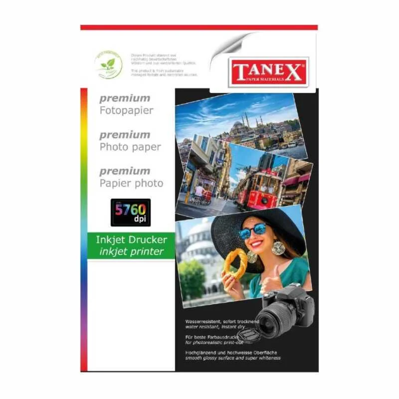 TANEX A4 200 gr. FOTOĞRAF KAĞIDI 25 Lİ (Best)