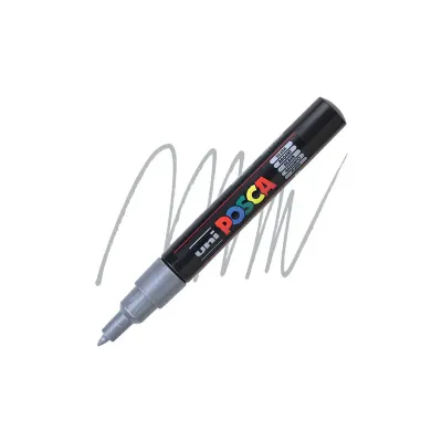 UNİ-BALL PC-1M POSCA SU BAZLI MARKER GÜMÜŞ 0.7 (Best)