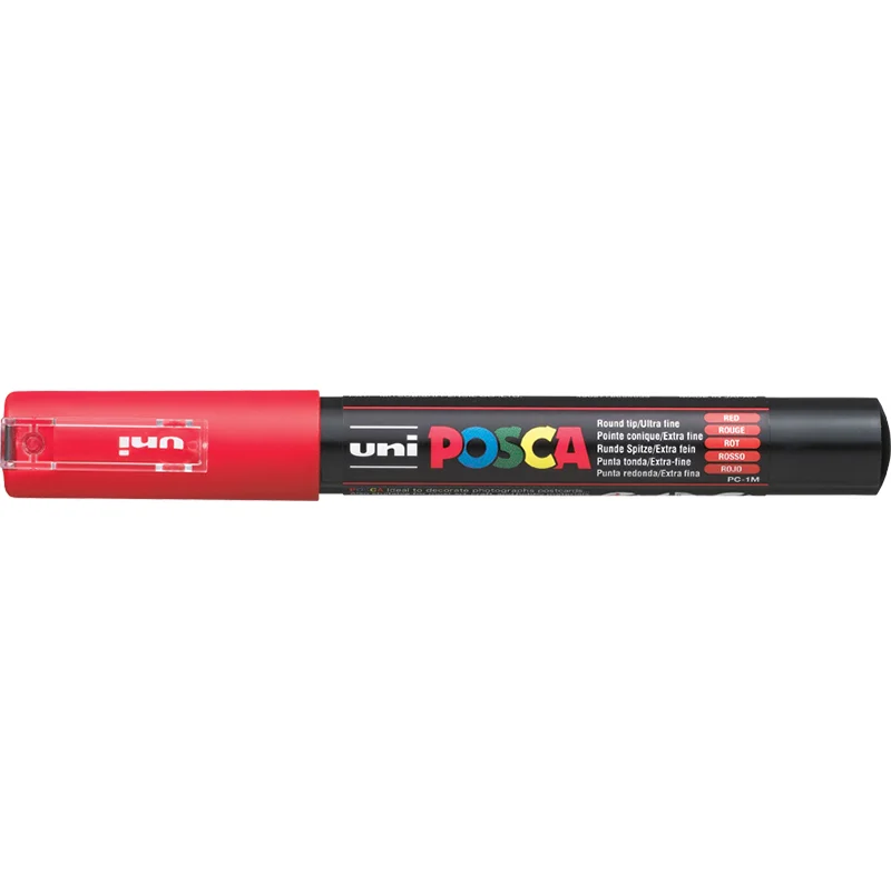 UNİ-BALL PC-1M POSCA SU BAZLI MARKER KIRMIZI 0.7 (Best)