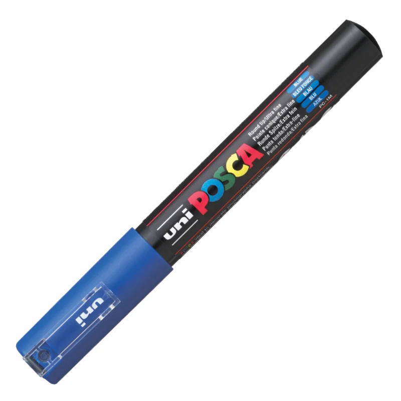 UNİ-BALL PC-1M POSCA SU BAZLI MARKER MAVİ 0.7 (Best)