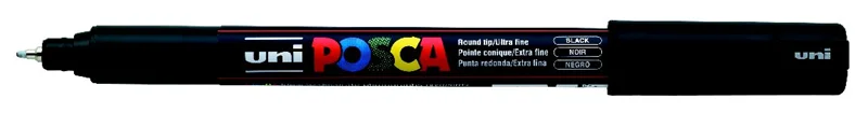 UNİ-BALL PC-1MR POSCA SU BAZLI MARKER SİYAH 0.7 (Best)