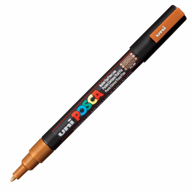 UNİ-BALL PC-3M POSCA SU BAZLI MARKER BRONZ 0.9 (Best)