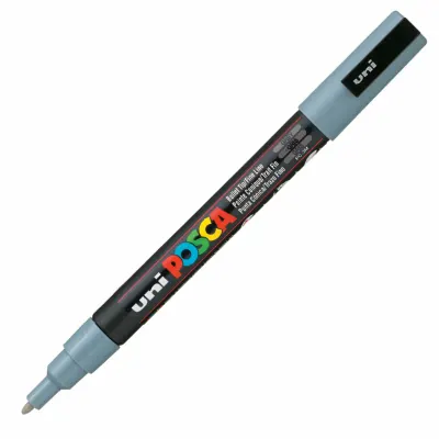 UNİ-BALL PC-3M POSCA SU BAZLI MARKER GRİ 0.9 (Best)